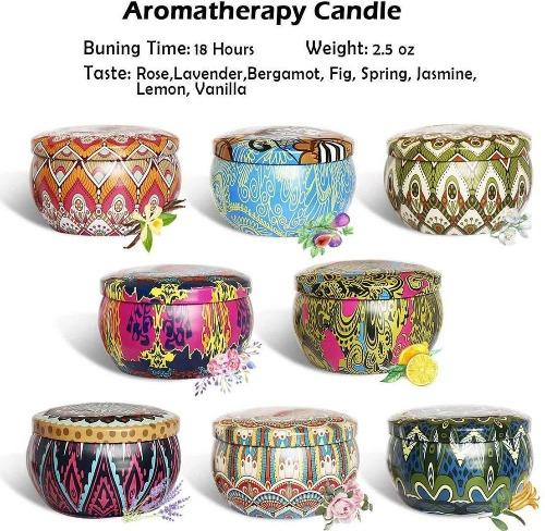 Candle Making Supplies Mixed Color Empty Candle Tins