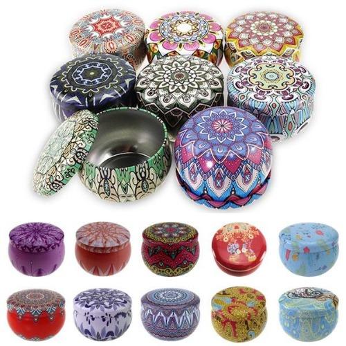 Candle Making Supplies Mixed Color Empty Candle Tins