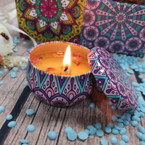 Candle Making Supplies Mixed Color Candle Tins