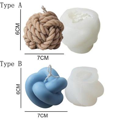 Candle Making Supplies Silicone Molds Of Knitting Ball
