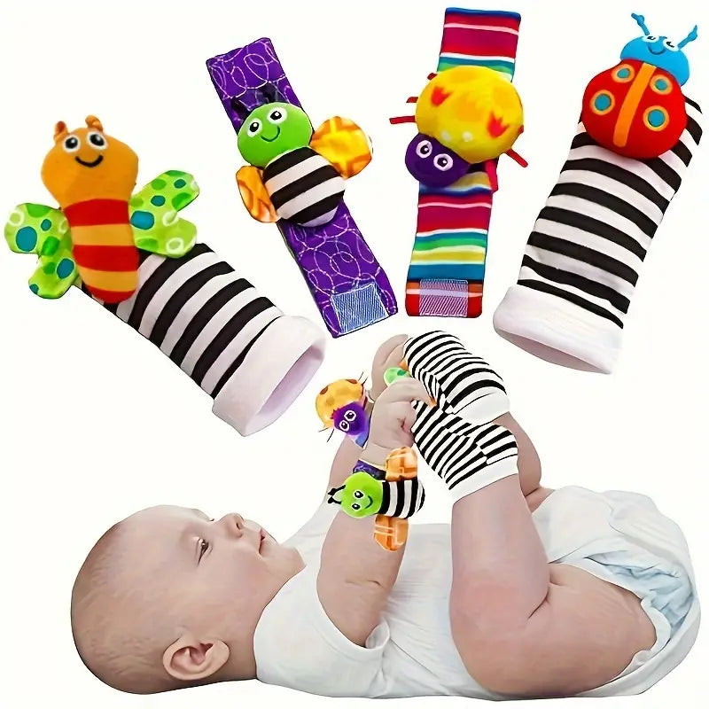 BabyWristbandandSocksRattleToys