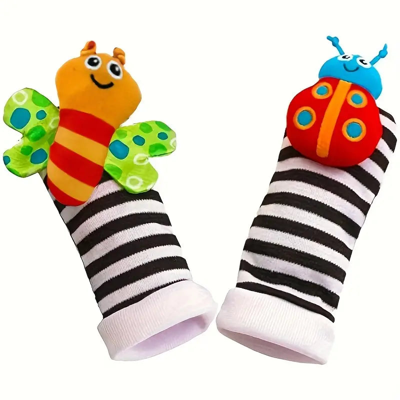 BabyWristbandandSocksRattleToys