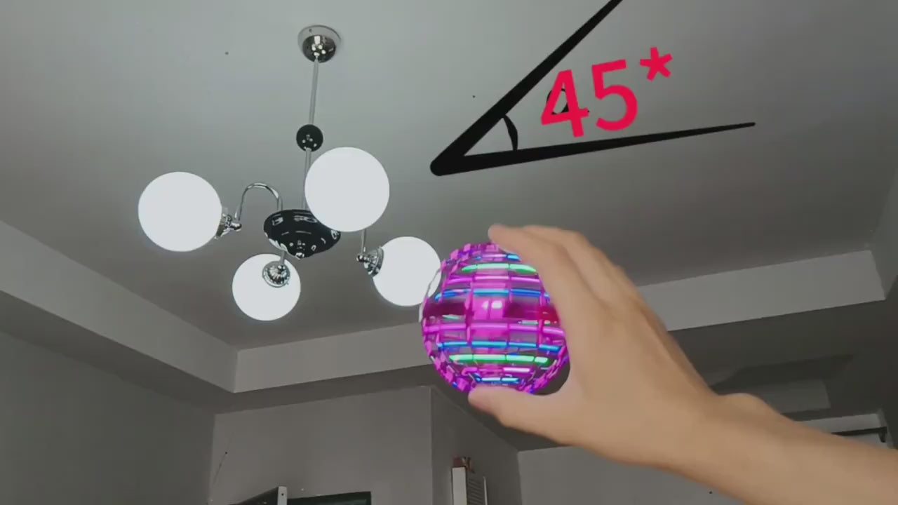 RotatingFlyingBallFlyingSpinnerBallSuspensionMagicBallDroneHoverBallwithLEDLights