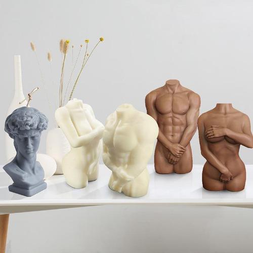 Candle Making Supplies Silicone Molds Of David Statue & Naked Body