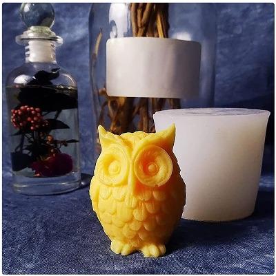 Candle Making Supplies Silicone Molds Of Lovely Owl