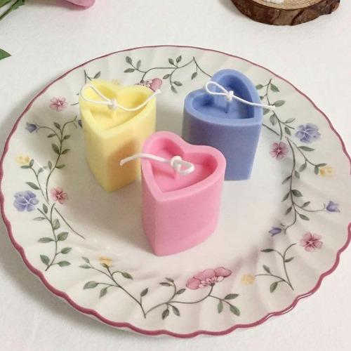 Heart Candle Mold , Candle Craft, 3D Silicone Heart Mold, Valentine's Day  Making for Your Valentine or Valentine 