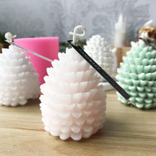 Candle Making Supplies: Silicone Molds Of Pine Cone