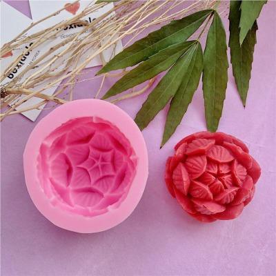 3D Candle Silicone Mold Rose Flower Ball Lotus Candle Mold DIY Candle  Making Too