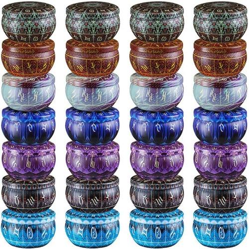 Candle Making Supplies Mixed Color Empty Candle Tins