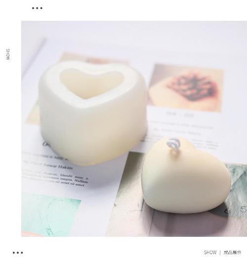 Candle Making Supplies Silicone Molds Of Loving Heart