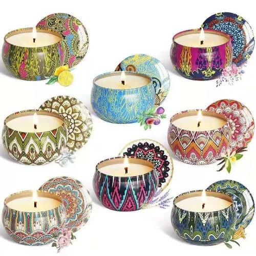 Candle Making Supplies Mixed Color Candle Tins