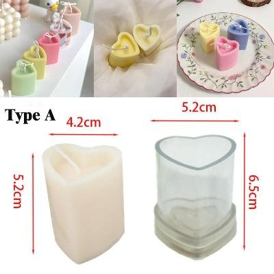 Candle Making Supplies Silicone Molds Of Loving Heart