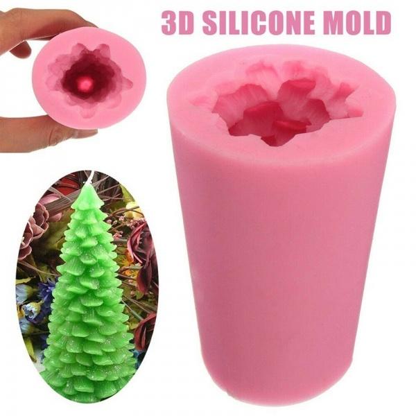 Candle Making Supplies: Silicone Molds Of Christmas Tree