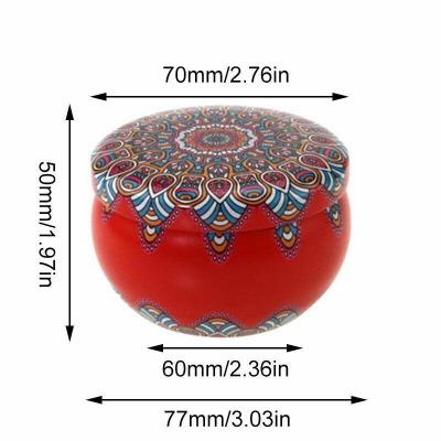 Candle Making Supplies Mixed Color Empty Candle Tins